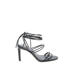 Jennifer Lopez Elegant Black Strappy Heels